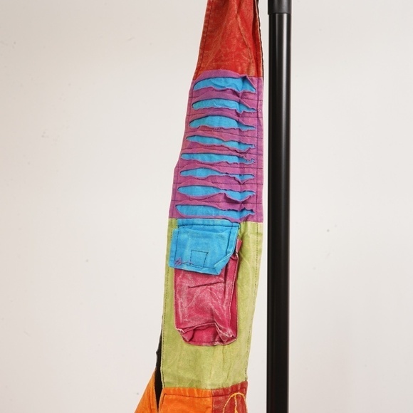 Shoreline Virginia Beach Orange With Peace Signs‎ Large Tote Bag - Picture 6 of 16